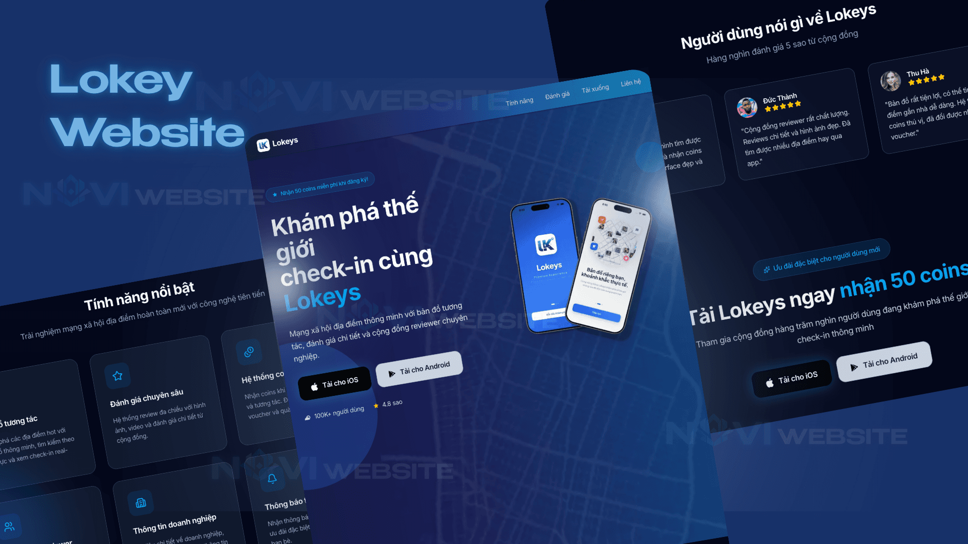 App mạng xã hội địa điểm Lokeys