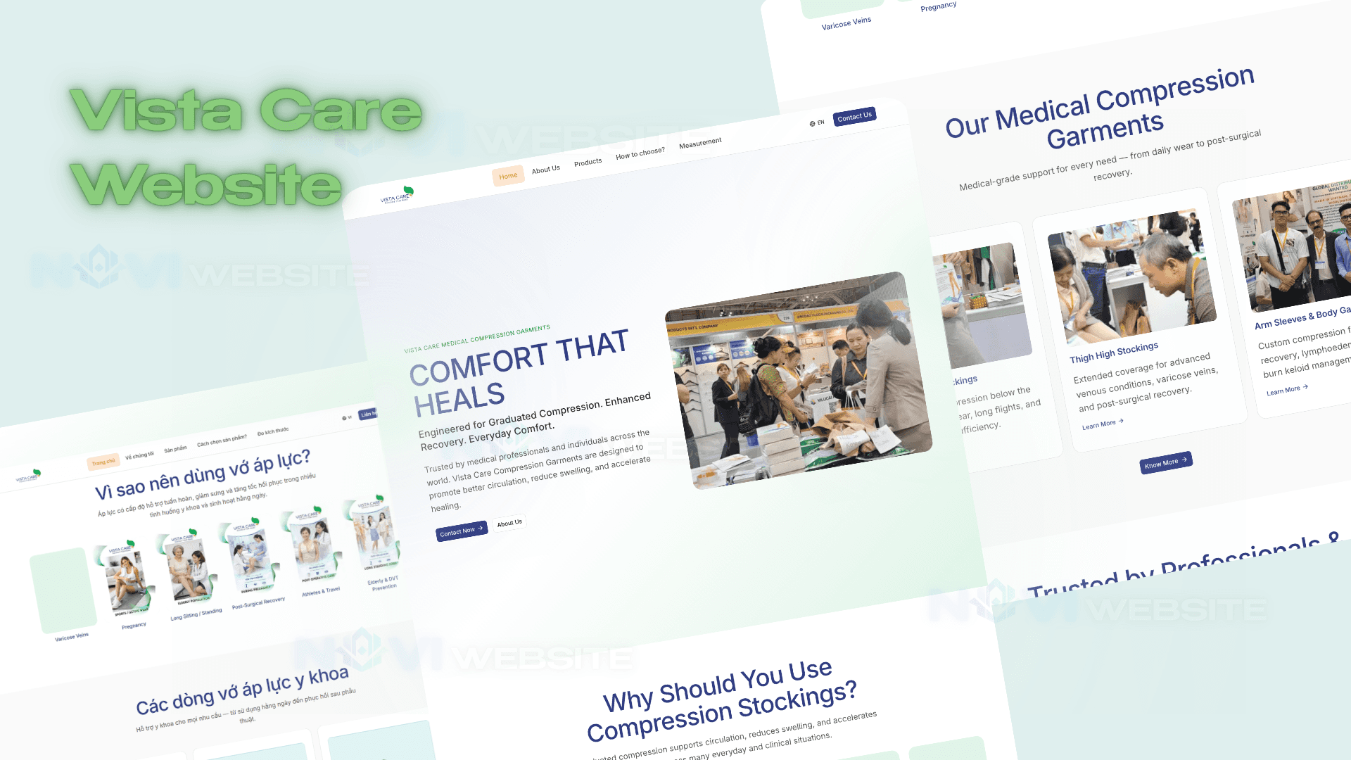 Website vớ y khoa giãn tĩnh mạch Vista Care