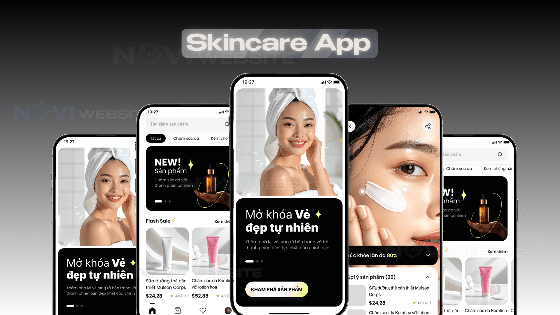 App chăm sóc da với routine checklist