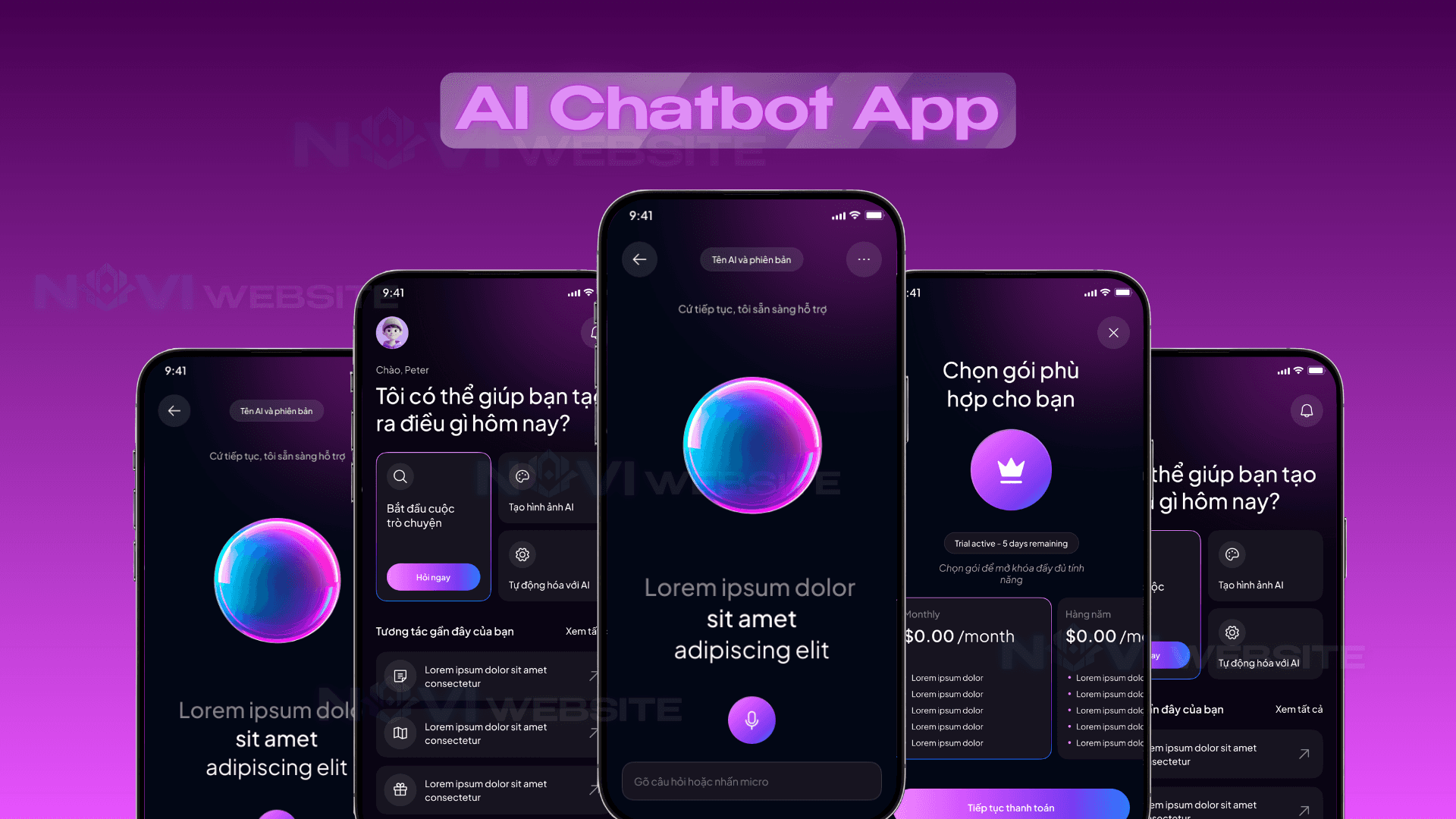 App chatbot AI nhớ sở thích người dùng