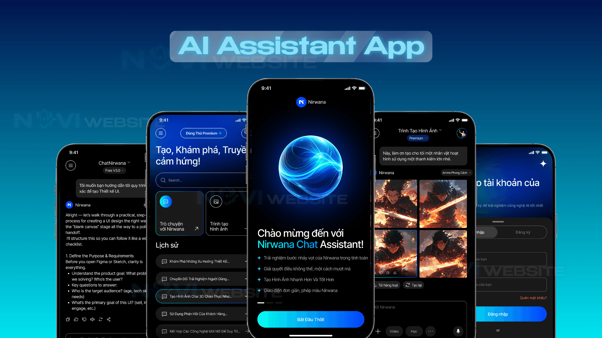 App chatbot AI có trợ lý lập trình