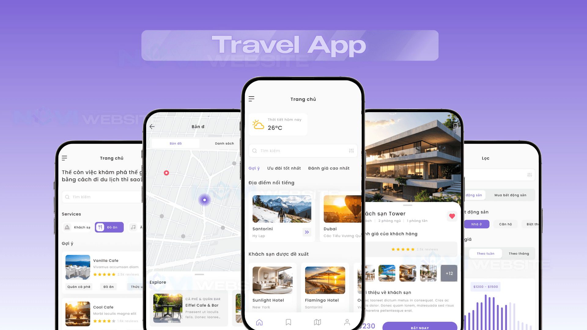 App du lịch đặt tour & khách sạn