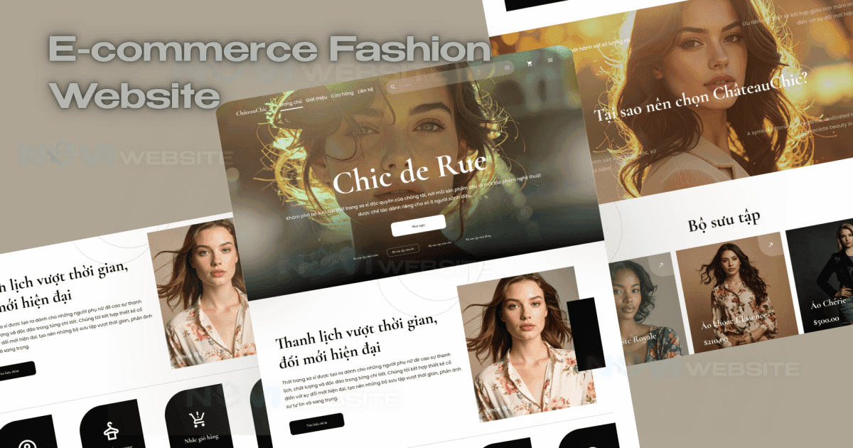 Website thời trang thương mại điện tử & Fashion Journal
