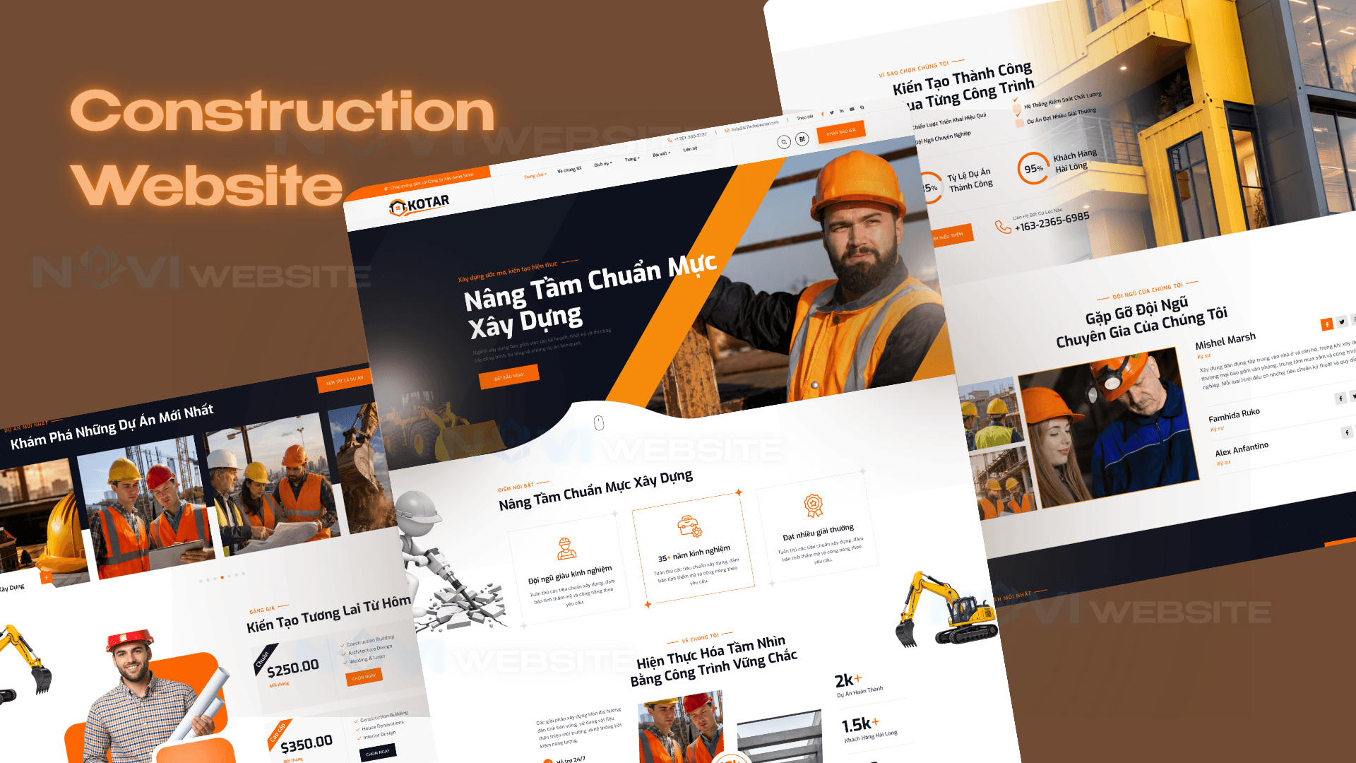 Website Công Ty Xây Dựng KOTAR
