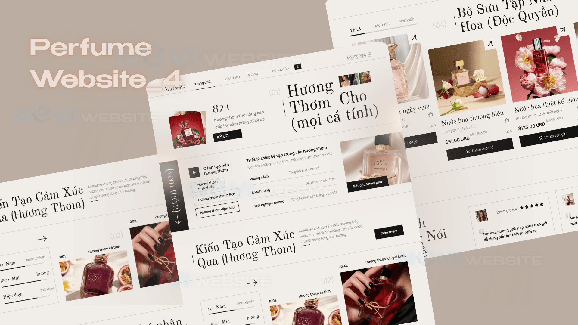 Website Thương Hiệu Nước Hoa Cao Cấp Aureliisse