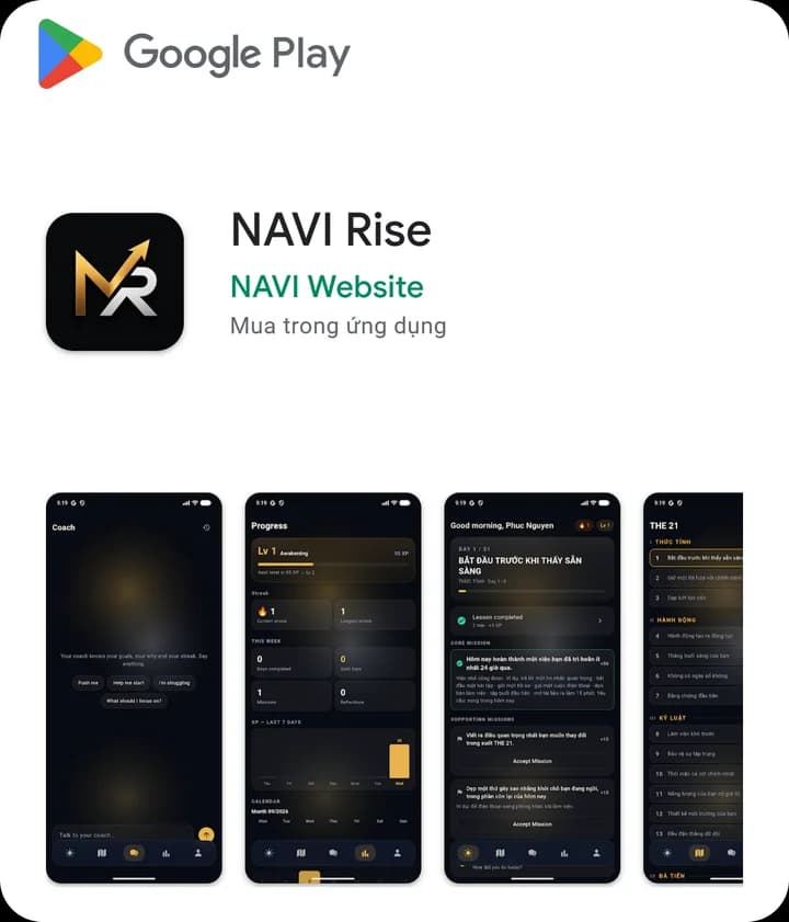 NAVI Rise trên Google Play — nhà phát triển NAVI Website