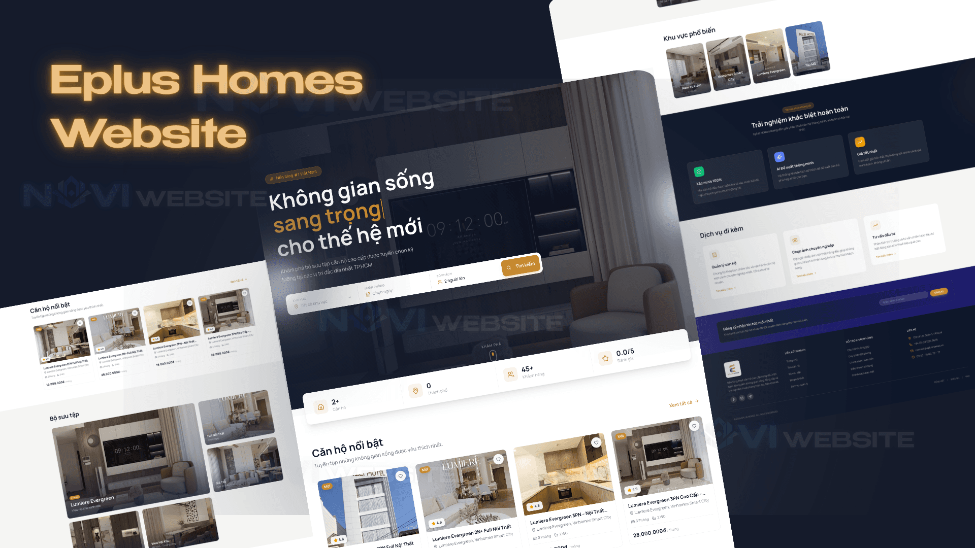 EPLUS HOMES — website & app cho thuê căn hộ