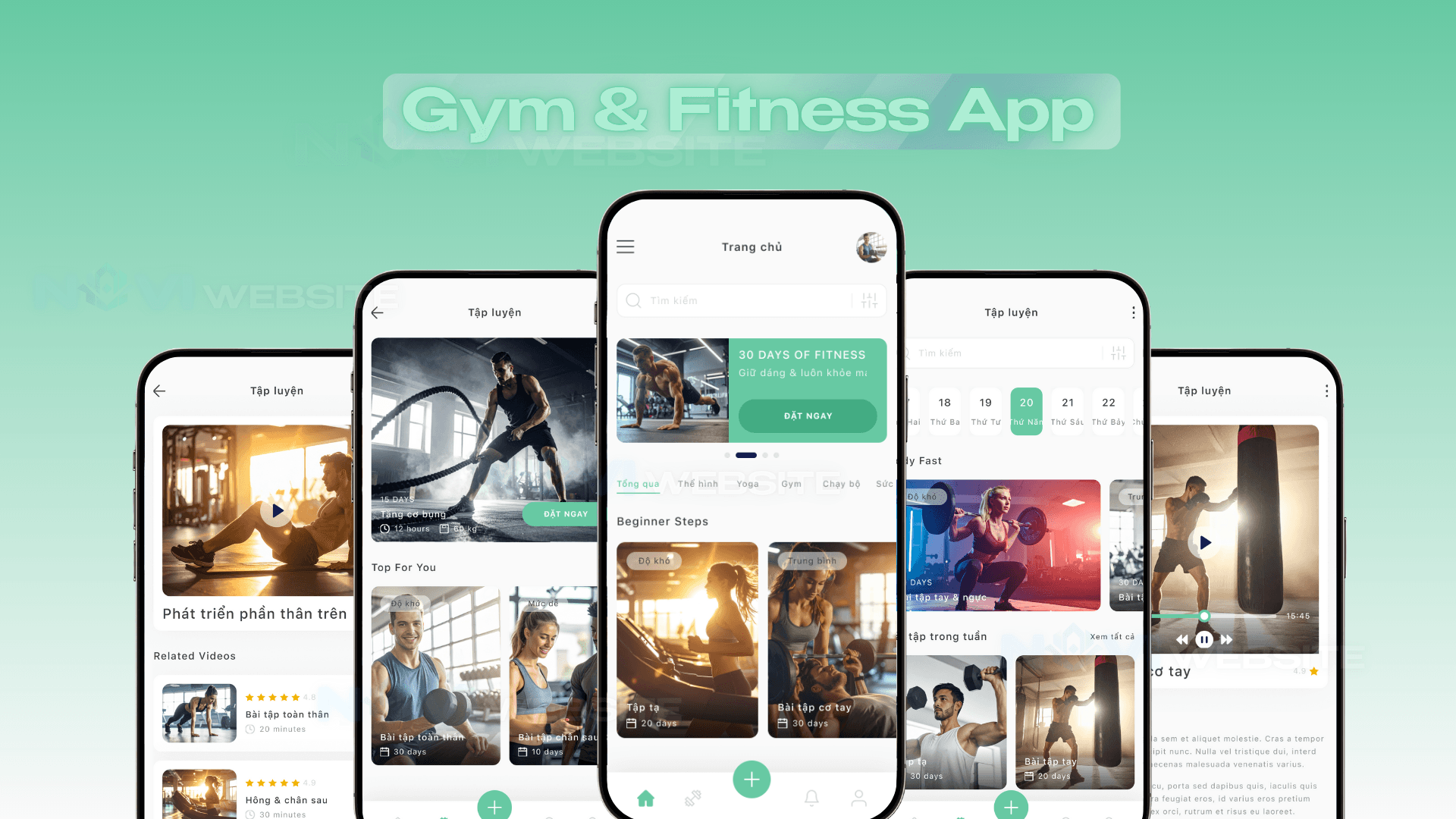 App gym fitness — ảnh 1