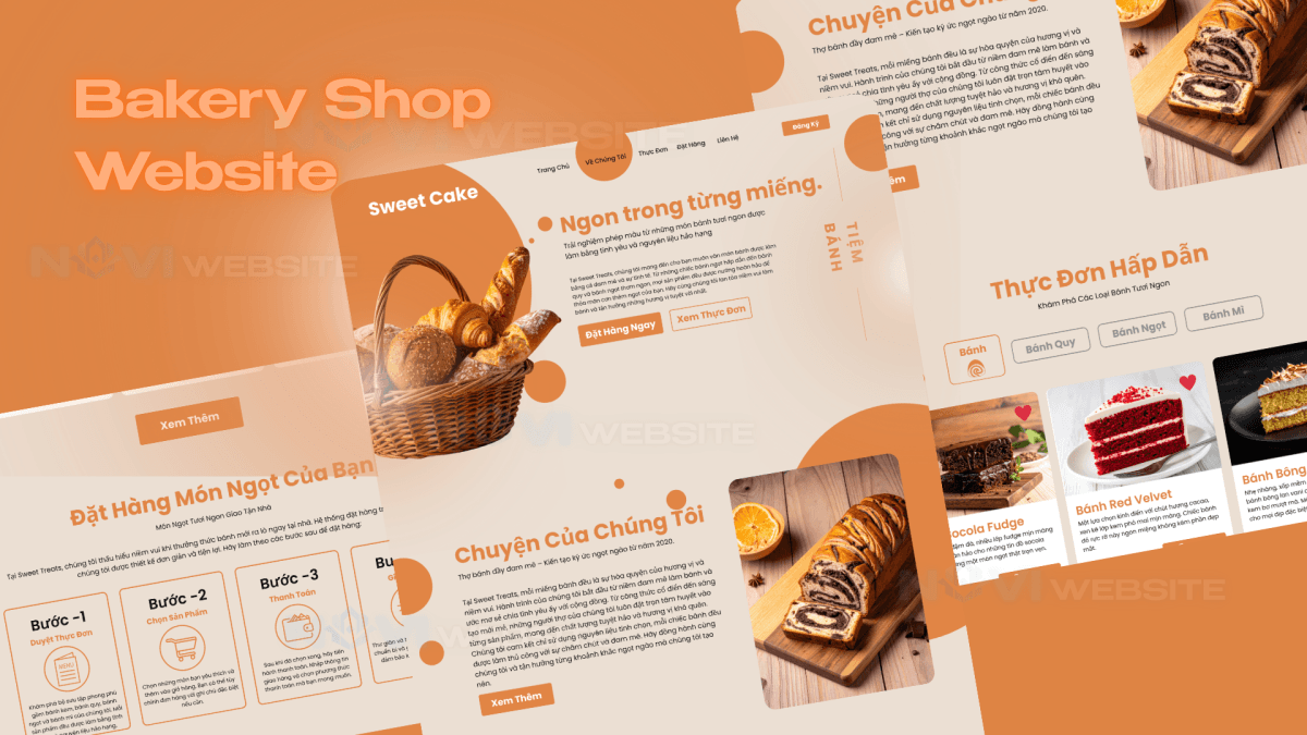 Website Bánh ngọt — ảnh 1