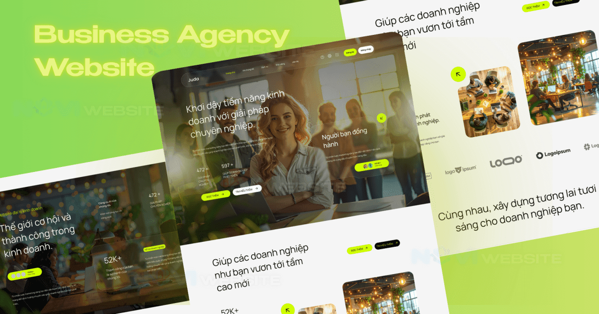 Website landing page doanh nghiệp / agency kèm blog — ảnh 1