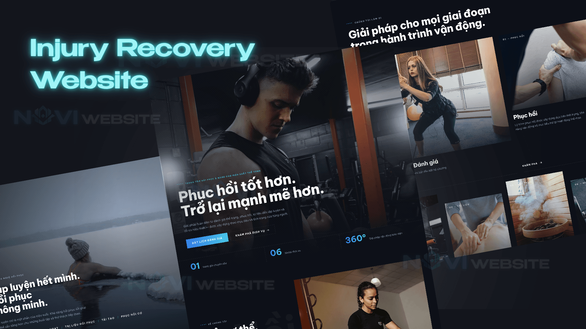 Website Phục Hồi Chấn Thương & Nâng Cao Hiệu Suất Thể Thao — ảnh 1