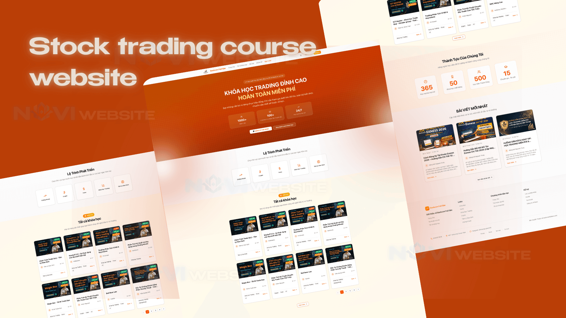 Website Khóa Học Trading & Chứng Khoán — ảnh 1