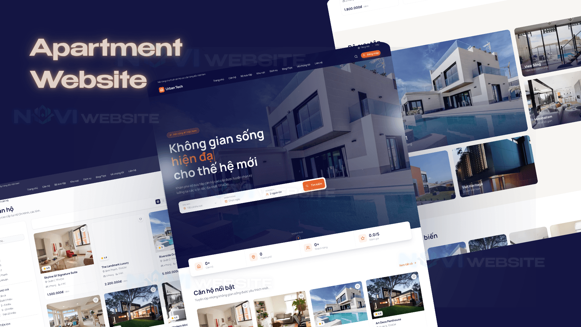Website Cho Thuê Căn Hộ Cao Cấp — ảnh 1