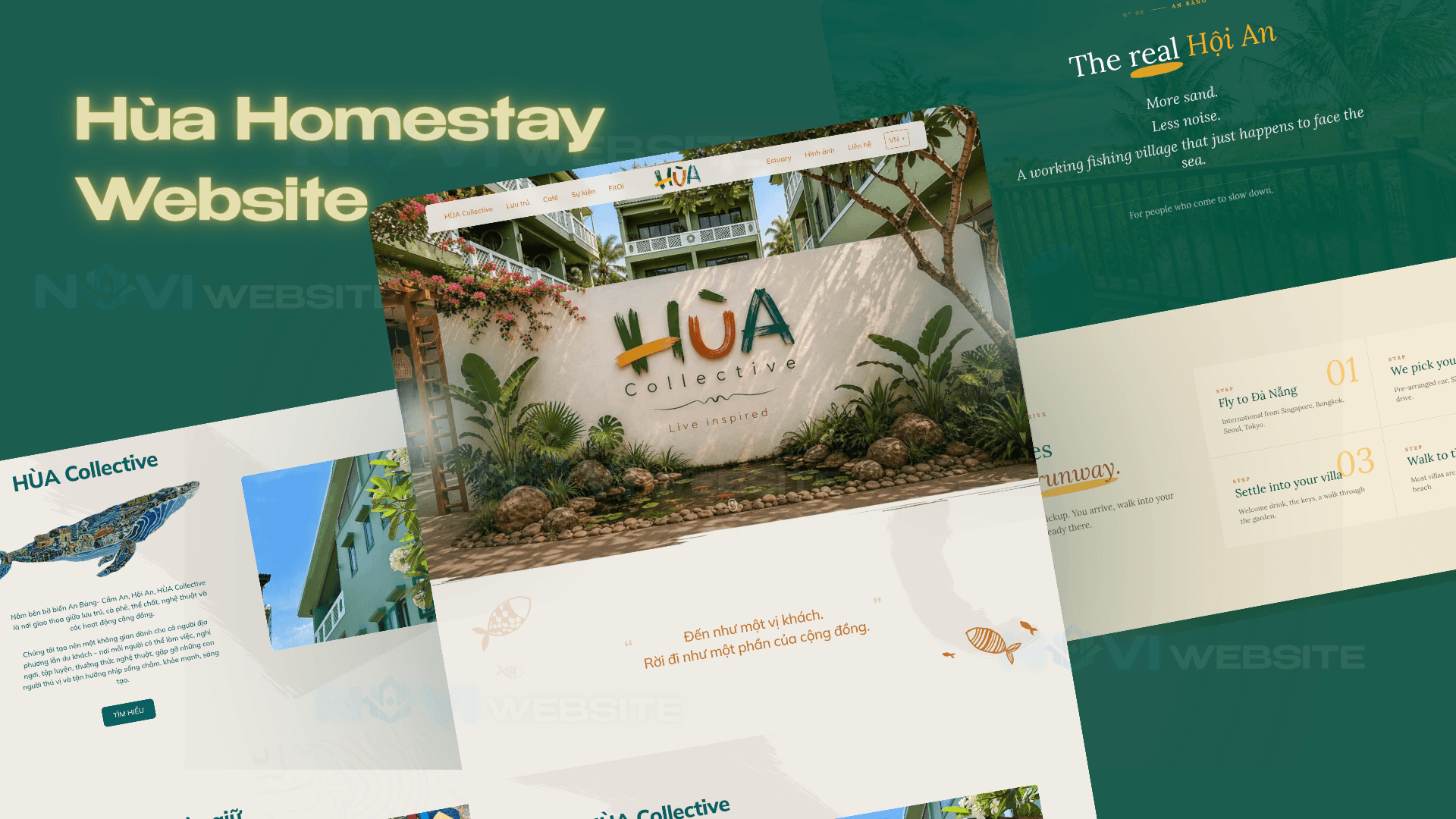 Website Homestay Hùa