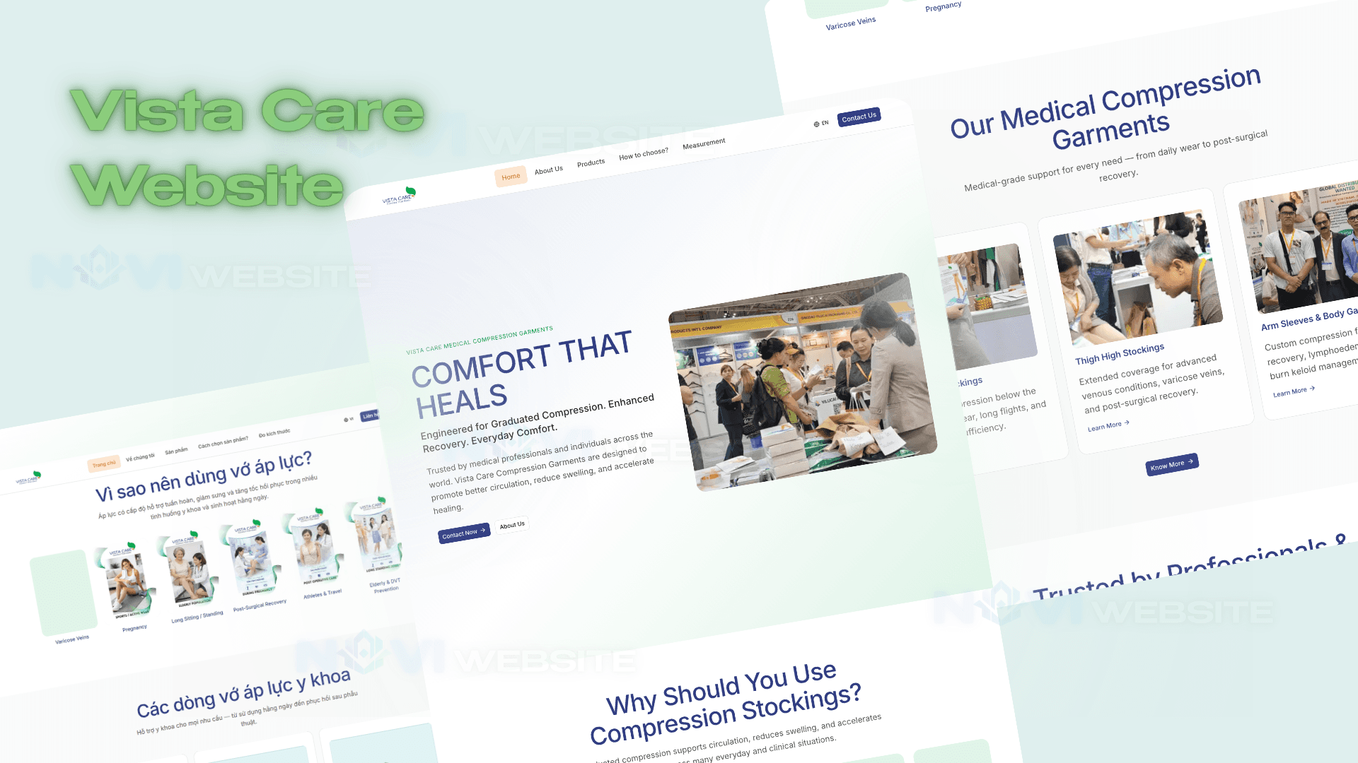 Website vớ y khoa giãn tĩnh mạch Vista Care