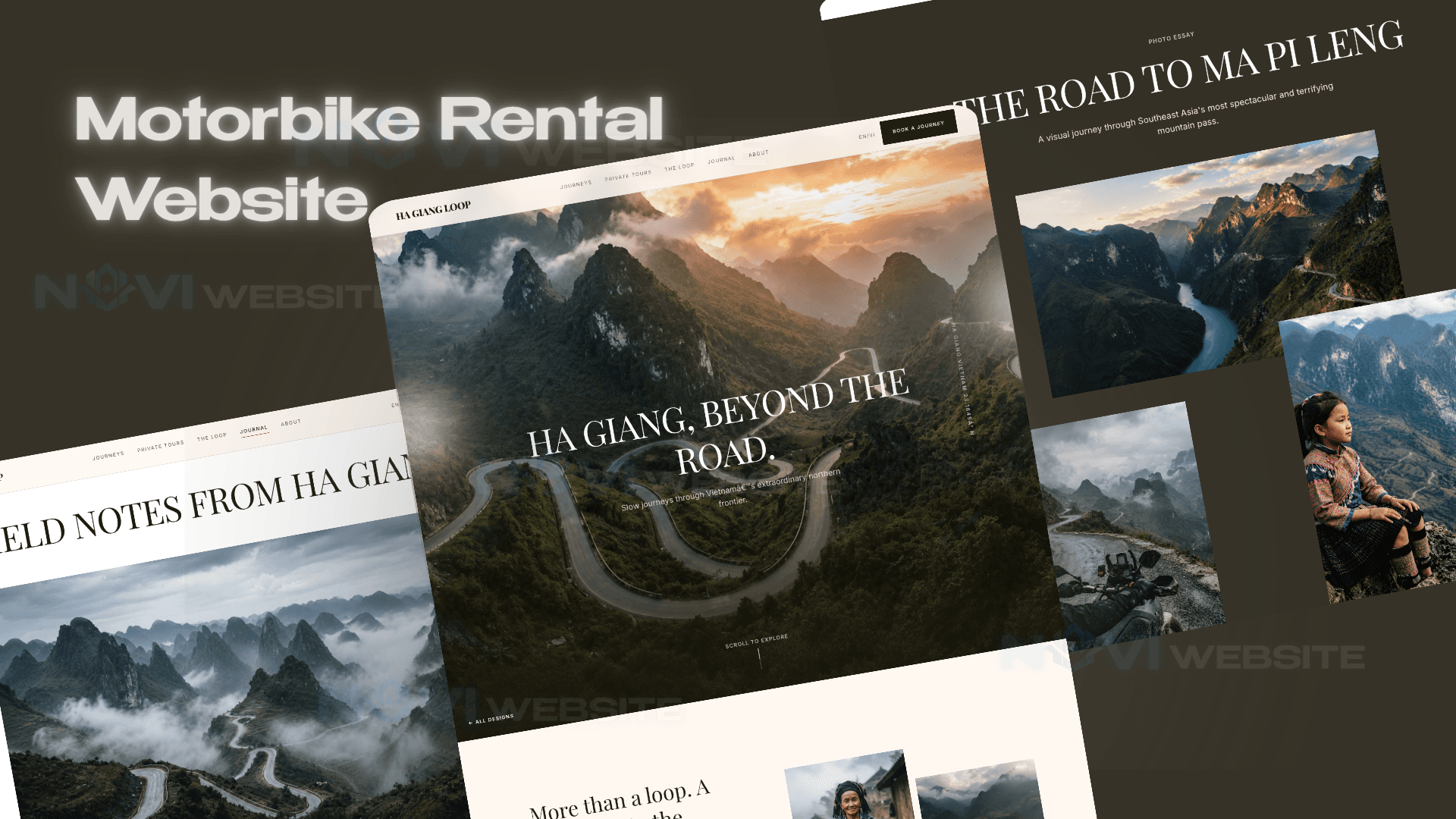 Website Tour Trải Nghiệm Hà Giang Loop & Thuê Xe Máy — ảnh 1
