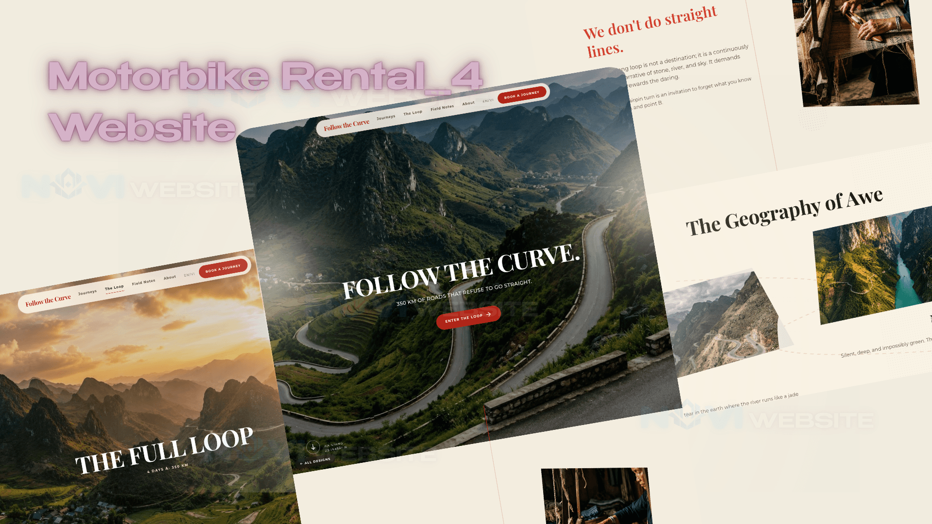 Website Thuê Xe Máy & Tour Khám Phá Hà Giang — ảnh 1