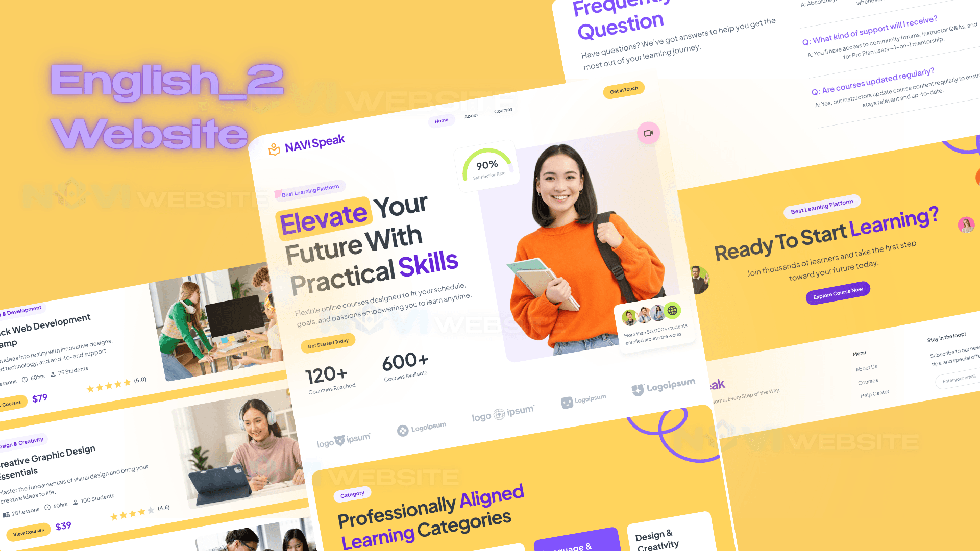 Website Nền Tảng Học Kỹ Năng Trực Tuyến NAVISpeak — ảnh 1