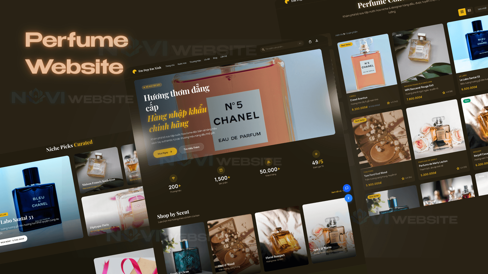 Website Thương Mại Điện Tử Nước Hoa Cao Cấp — ảnh 1