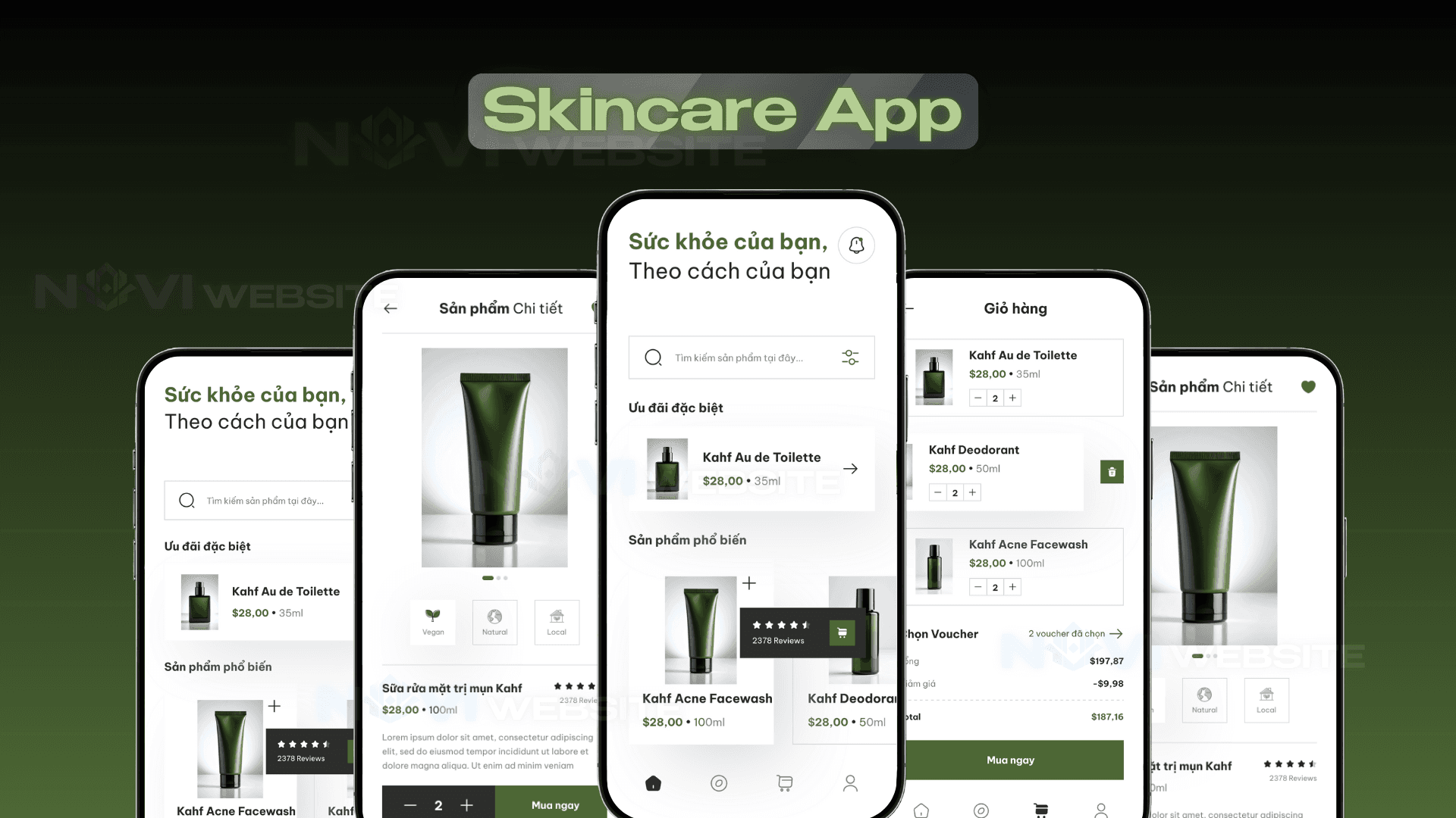 App chợ chăm sóc da — ảnh 1