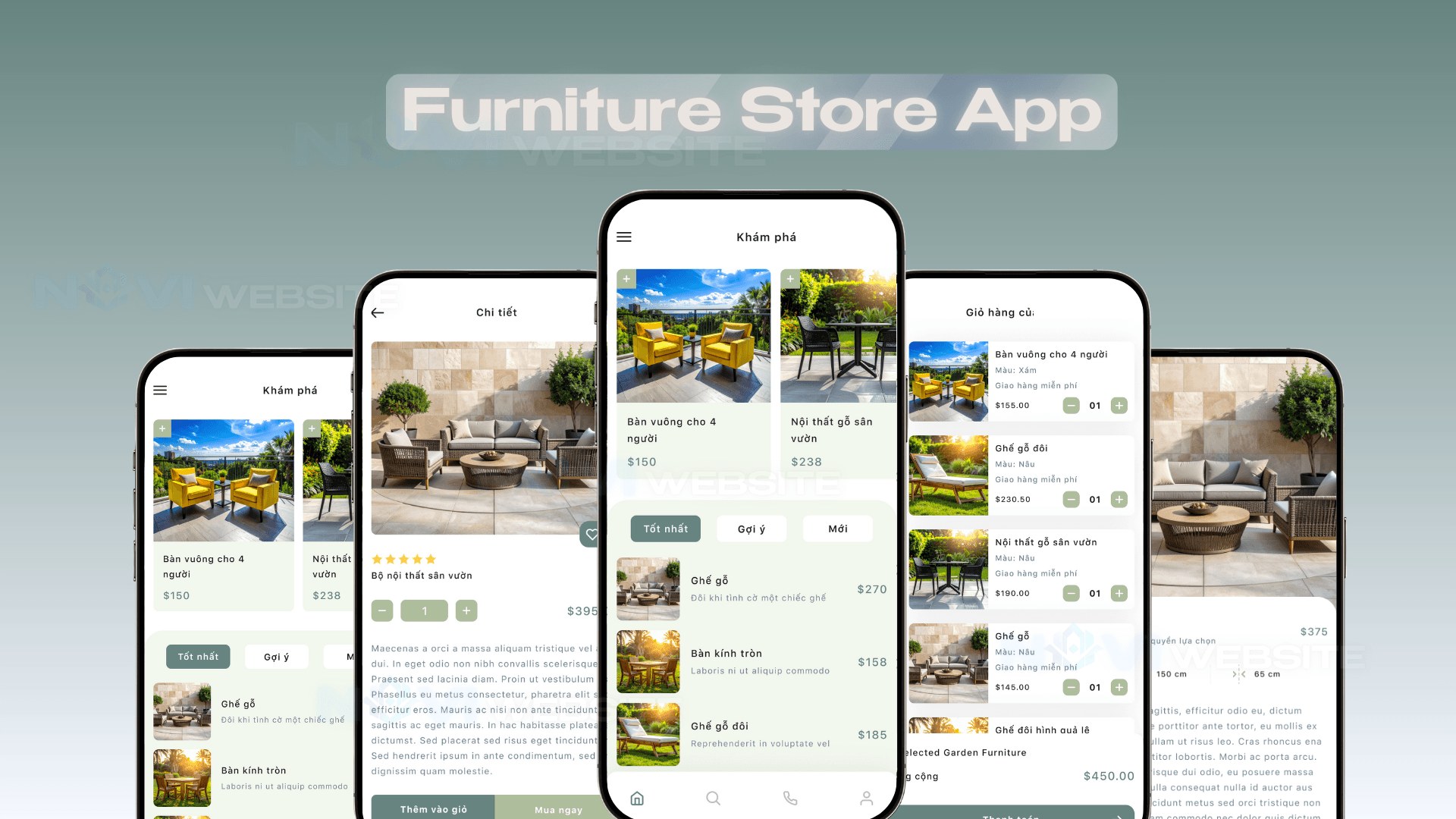 App cửa hàng nội thất sân vườn — ảnh 1