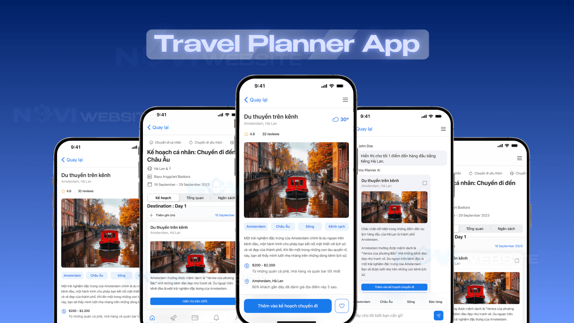 App lập kế hoạch du lịch AI — ảnh 1