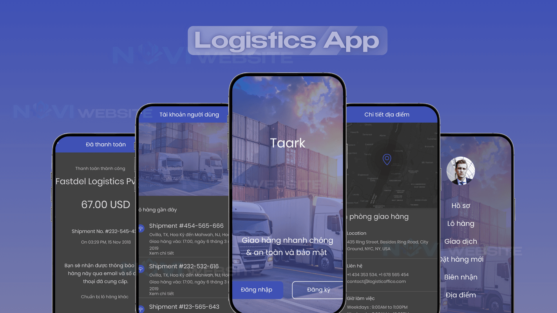 App logistics vận tải — ảnh 1