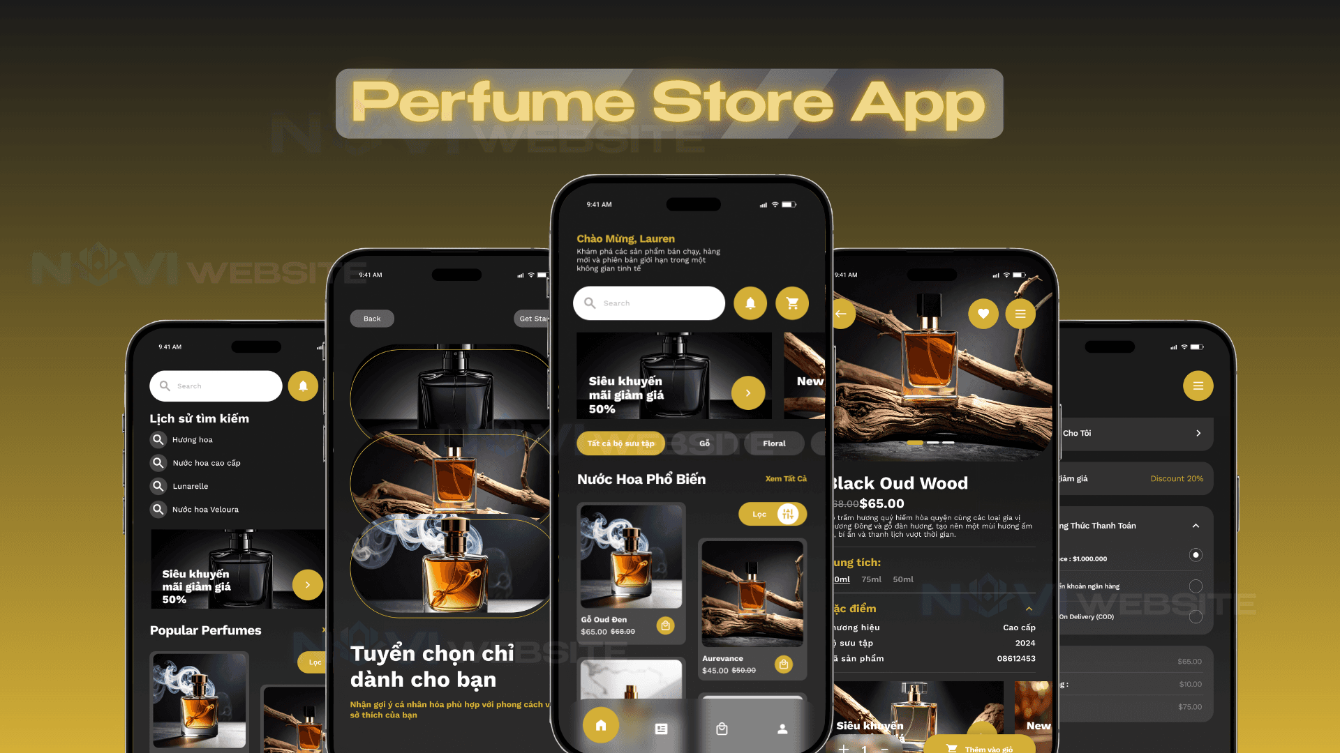 App mua sắm nước hoa — ảnh 1
