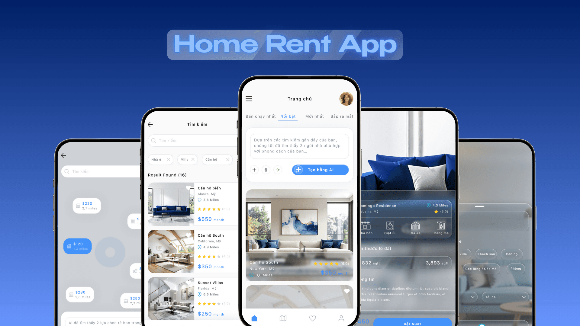 App thuê nhà AI cho người đi thuê — ảnh 1
