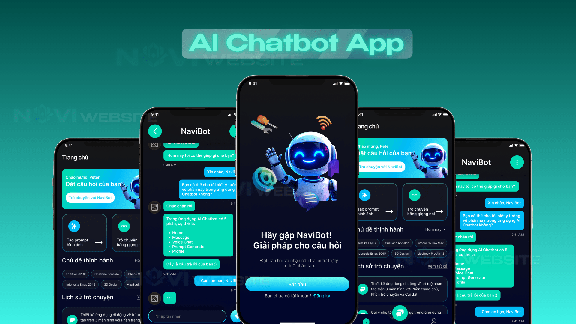 App tương tác chatbot AI — ảnh 1