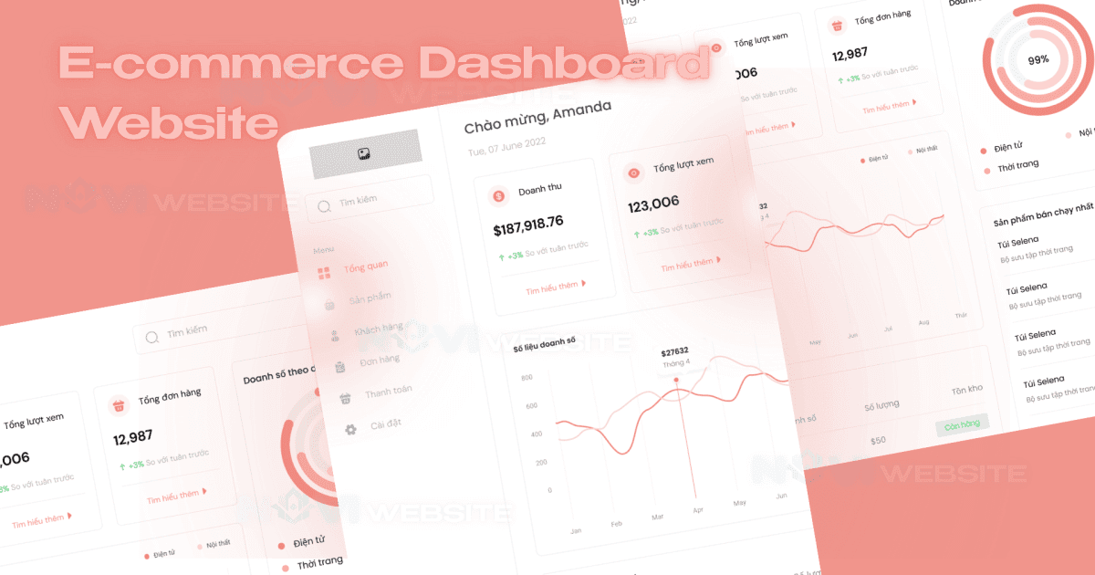 Website bảng điều khiển thương mại điện tử — ảnh 1