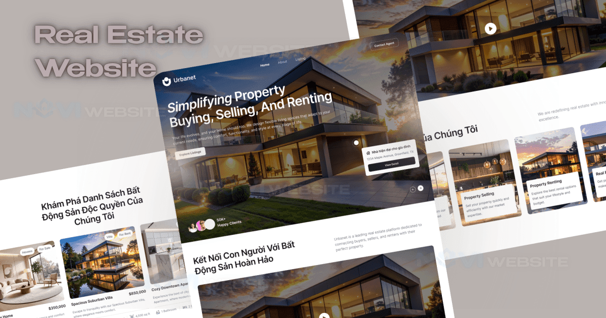 Website bất động sản & phân tích thị trường — ảnh 1