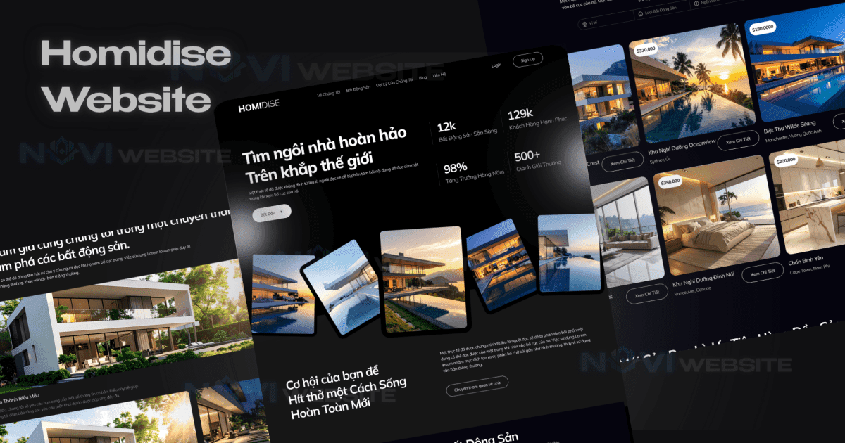 Website bất động sản cho sàn môi giới — ảnh 1