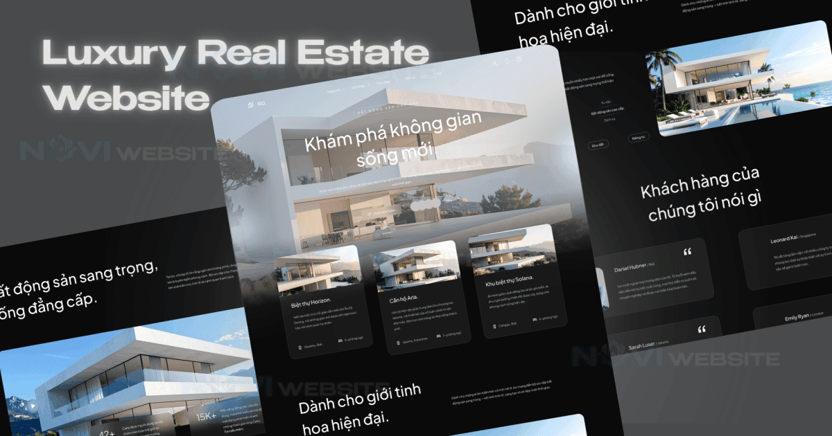 Website bất động sản cao cấp — ảnh 1