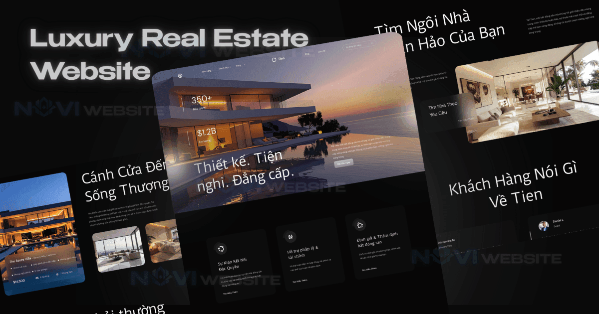 Website bất động sản sang trọng — ảnh 1
