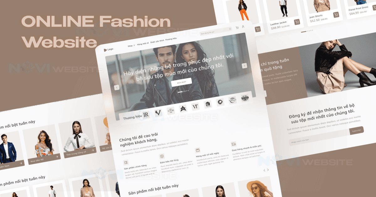 Website cửa hàng thời trang trực tuyến — ảnh 1