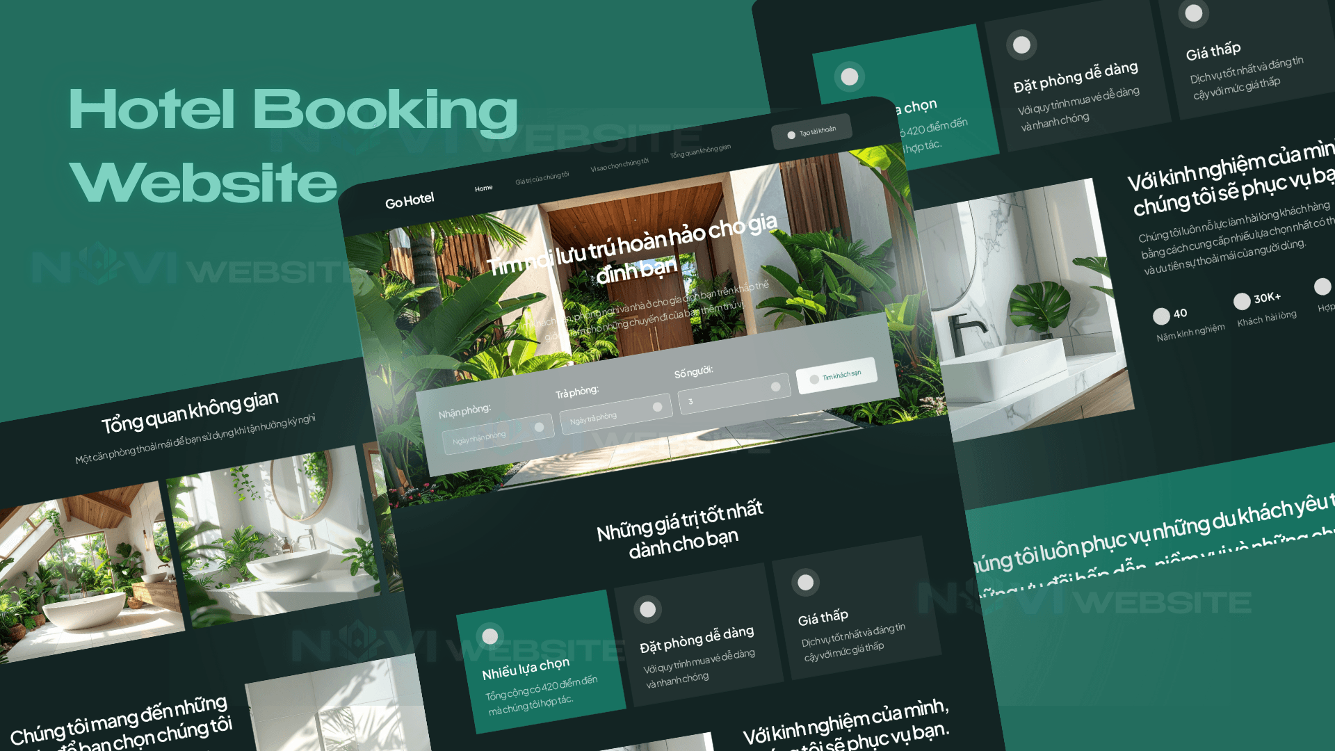 Website Landing Page đặt phòng khách sạn chạy quảng cáo — ảnh 1