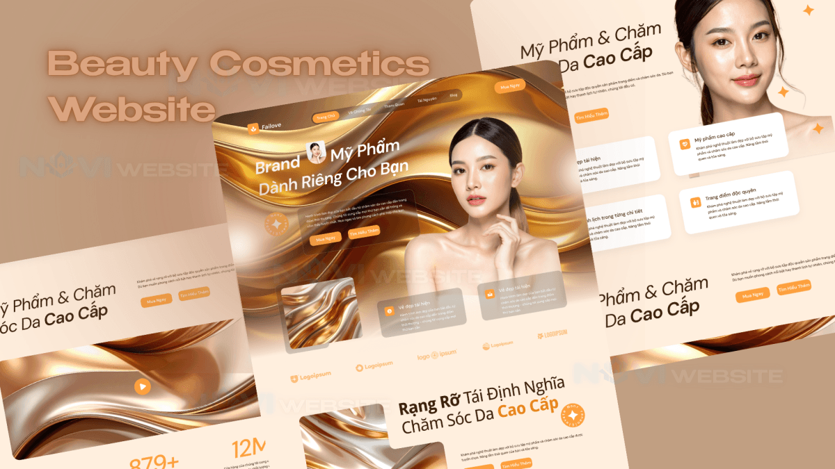 Website Mỹ phẩm & Làm đẹp kèm cẩm nang — ảnh 1