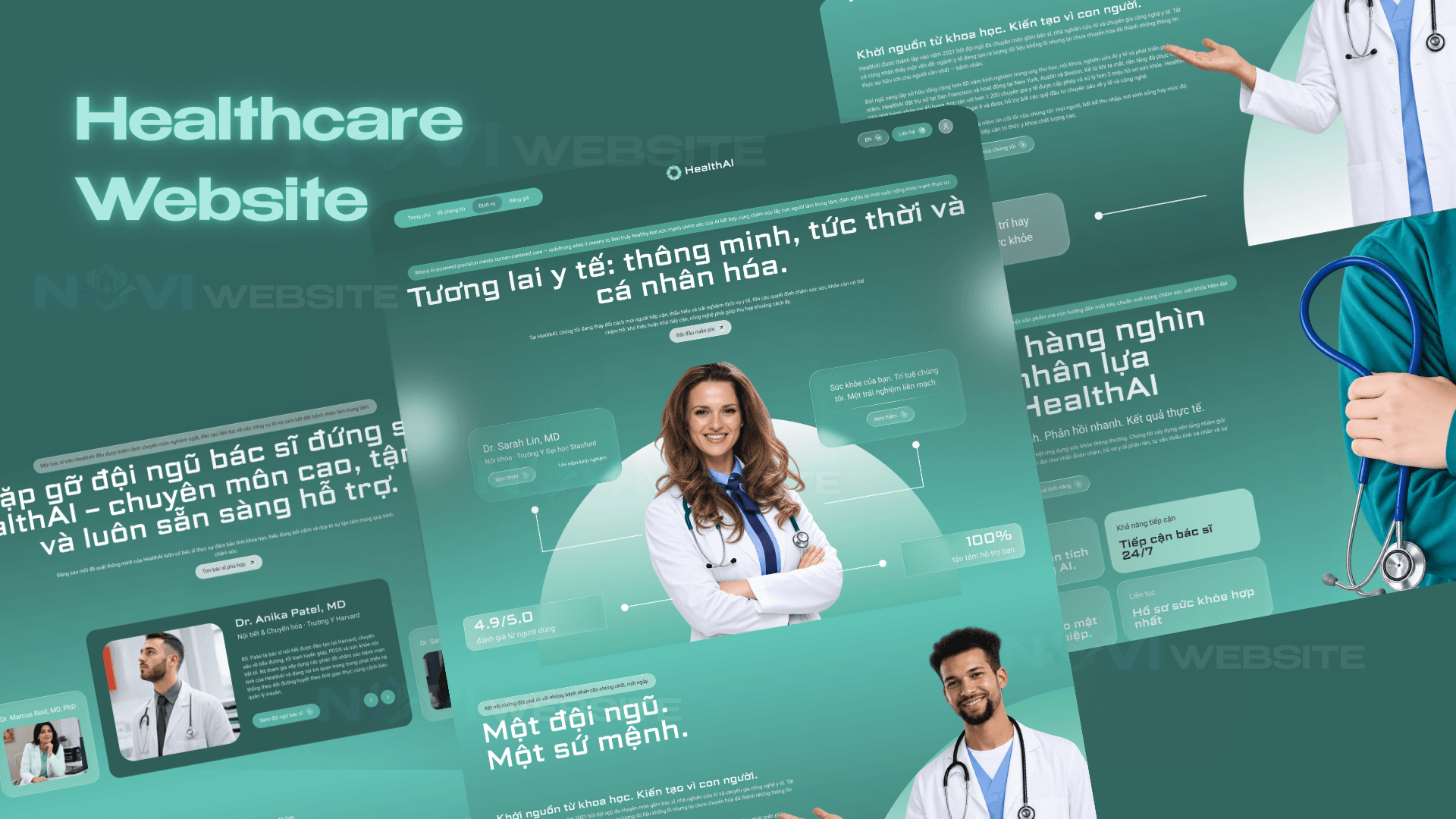 Website Nền Tảng Chăm Sóc Sức Khỏe Thông Minh HealthAI — ảnh 1