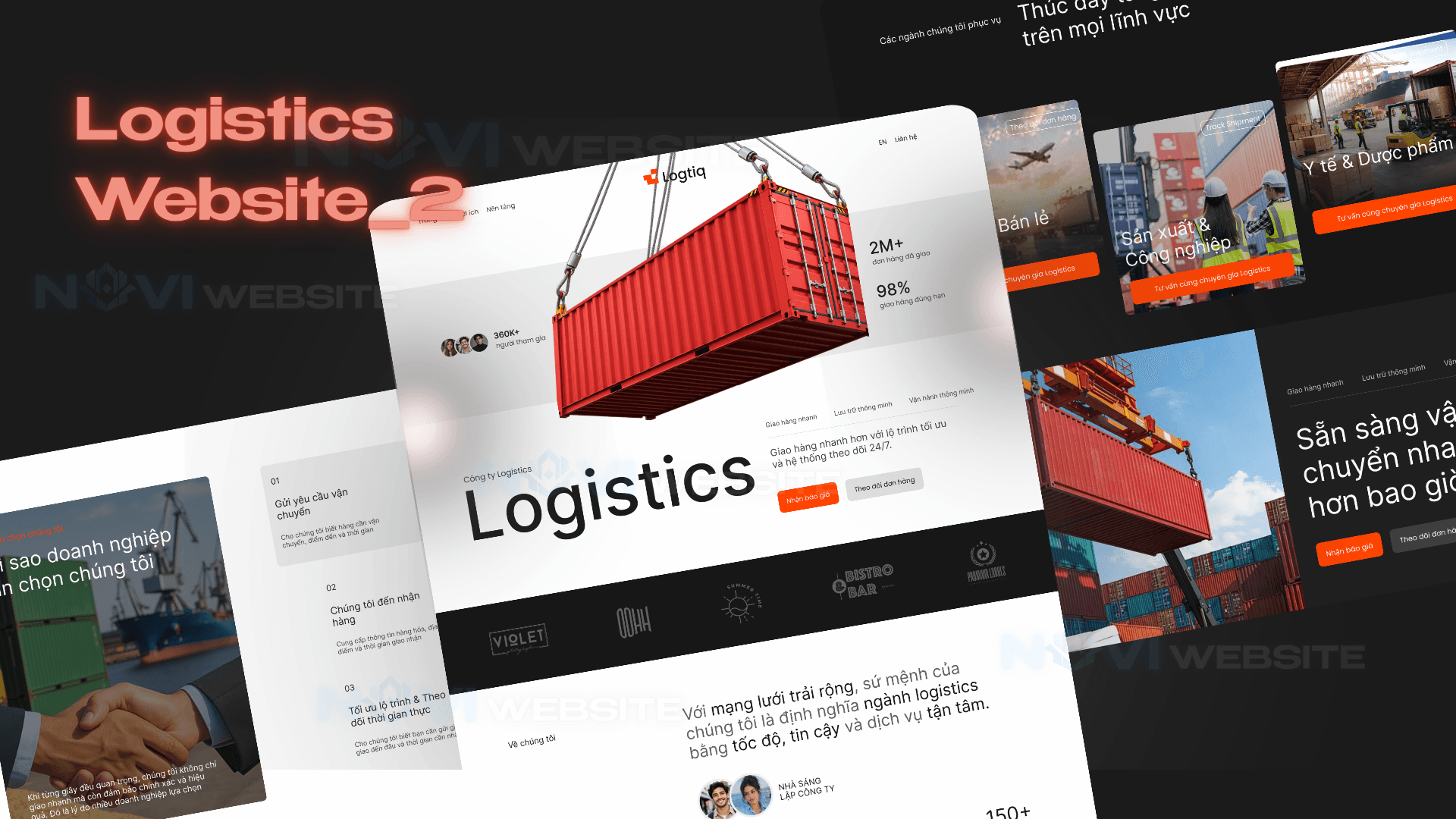 Website Nền Tảng Logistics & Quản Lý Vận Chuyển — ảnh 1