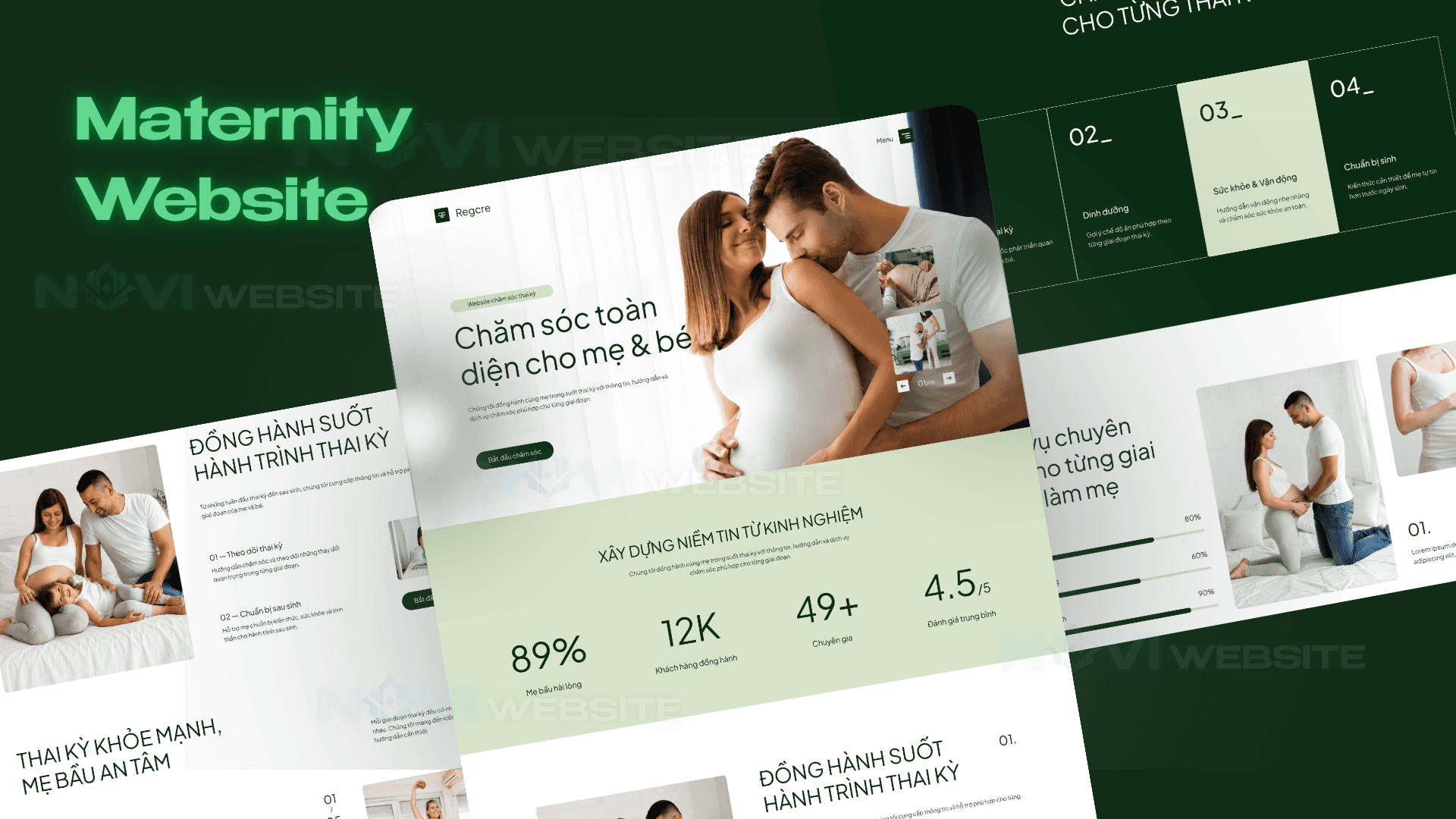 Website Chăm Sóc Thai Kỳ & Mẹ Bầu — ảnh 1