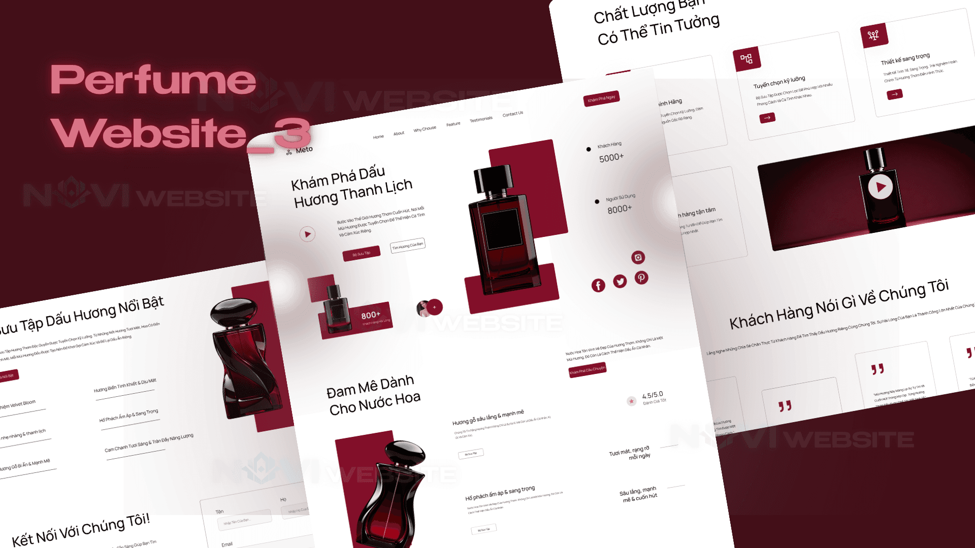 Website Thương Hiệu Nước Hoa Cao Cấp Meto — ảnh 1