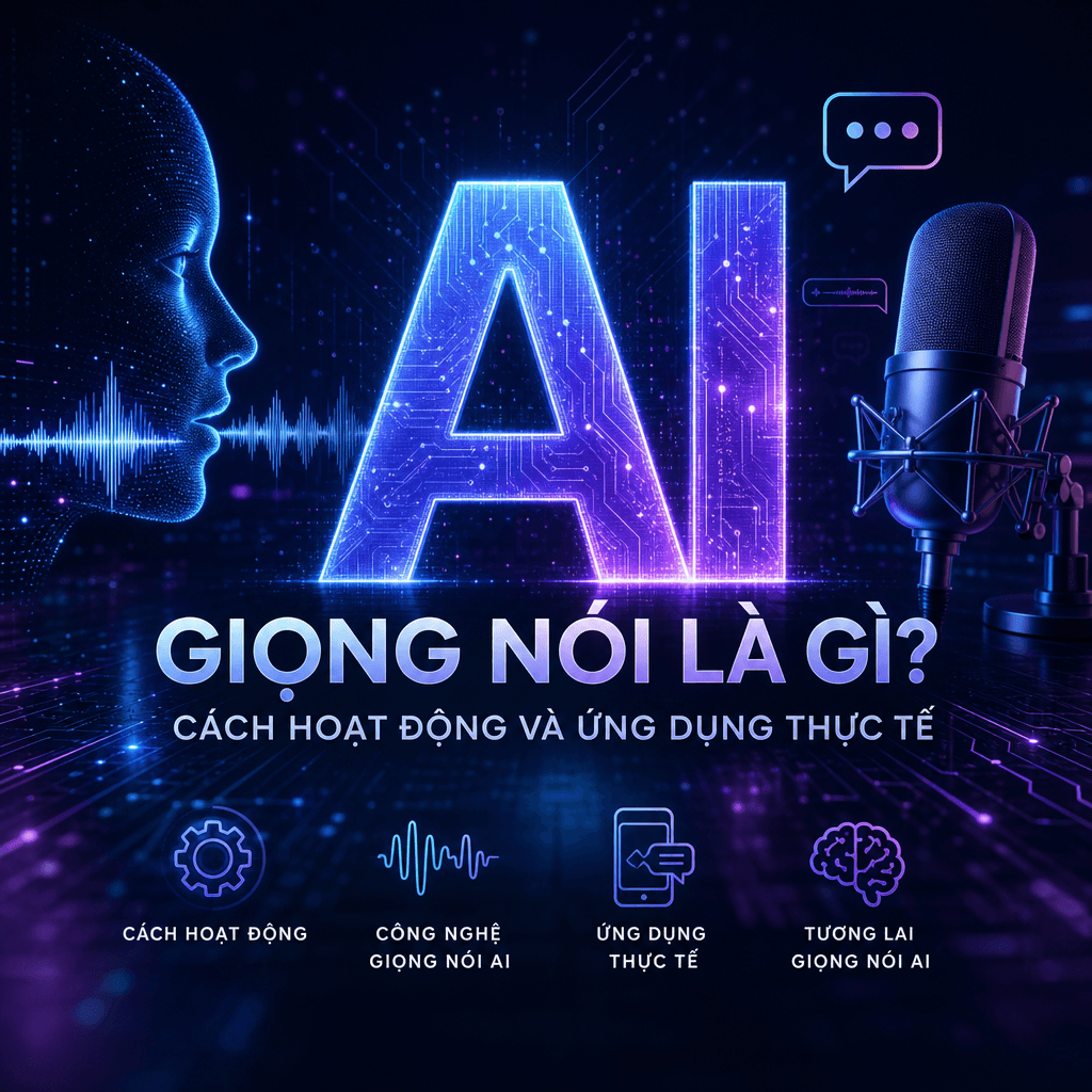 AI giọng nói là gì? Cách hoạt động và ứng dụng thực tế